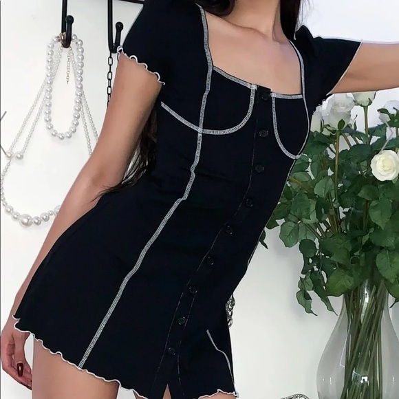 Dolls Kill Dresses & Skirts - Dolls kill current mood black dress